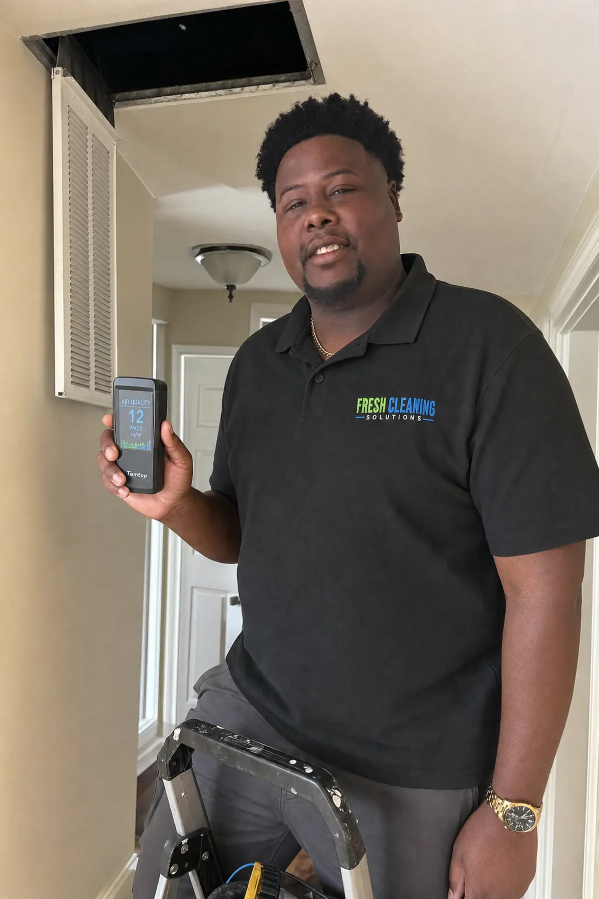 David Thrower, owner of Fresh Cleaning Solutions