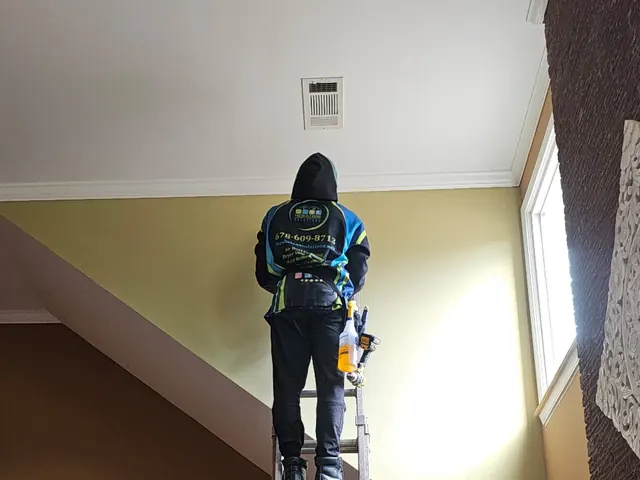 Reaching a second-story return vent
