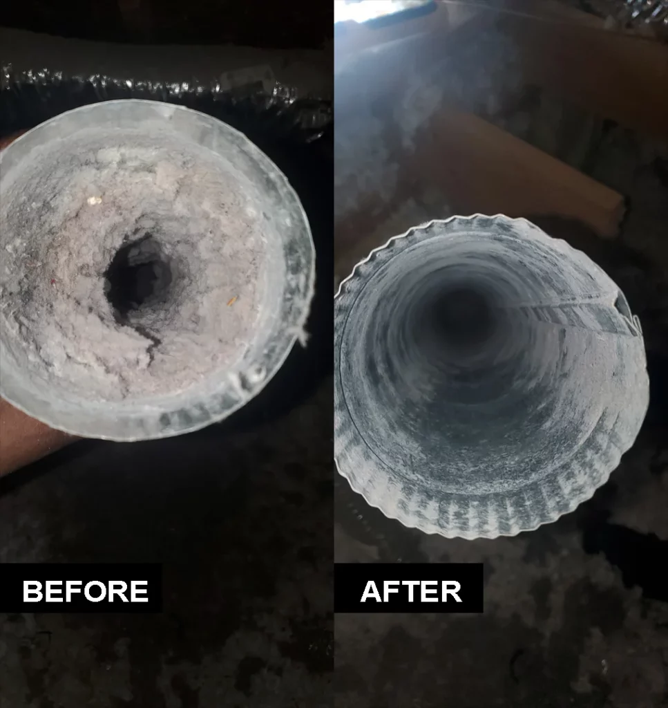 Air Duct Cleaning(Before/After)